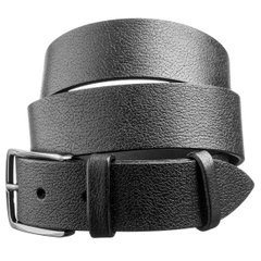 Casual Belt for Men Black Genuine Leather -Classic Dress Men's Belt - Shvigel 17321