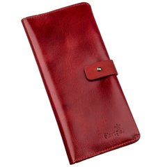 Бумажник женский вертикальный из кожи алькор SHVIGEL 16203 Красный