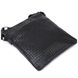 Leather original men's shoulder bag SHVIGEL 11600 Black
