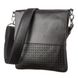 Leather Black Bag for Men - Shvigel 11124