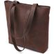 Vintage women's shopping bag Shvigel 16349 Brown
