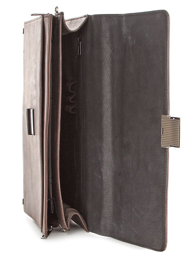 Портфель SHVIGEL 00752 з вінтажної шкіри Коричневий