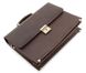 Briefcase SHVIGEL 00752 from vintage leather Brown