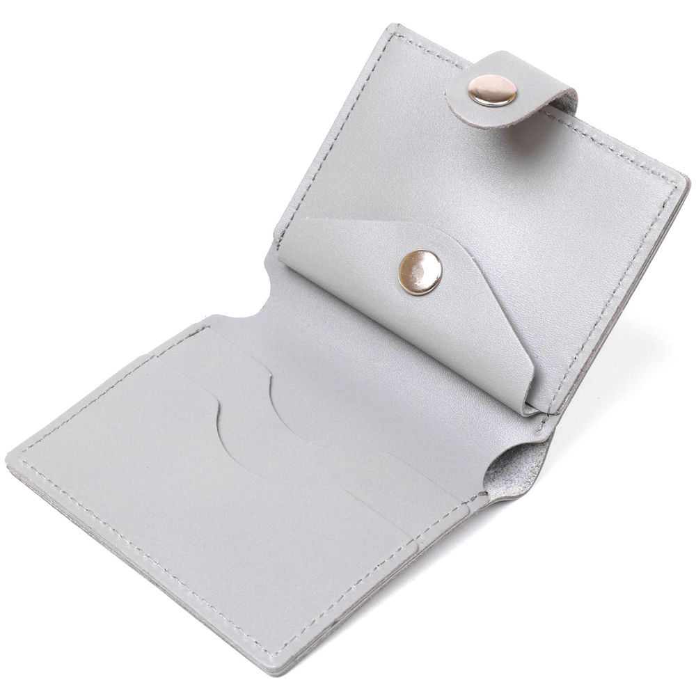 Compact Fashion Wallet Shvigel 16493 Gray