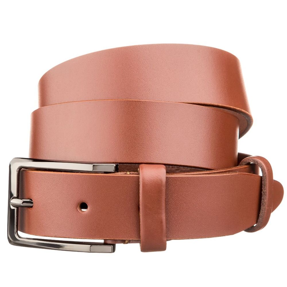 Classic Dress Brown Belt for Men - Genuine Leather Men's Belt - Shvigel 17331