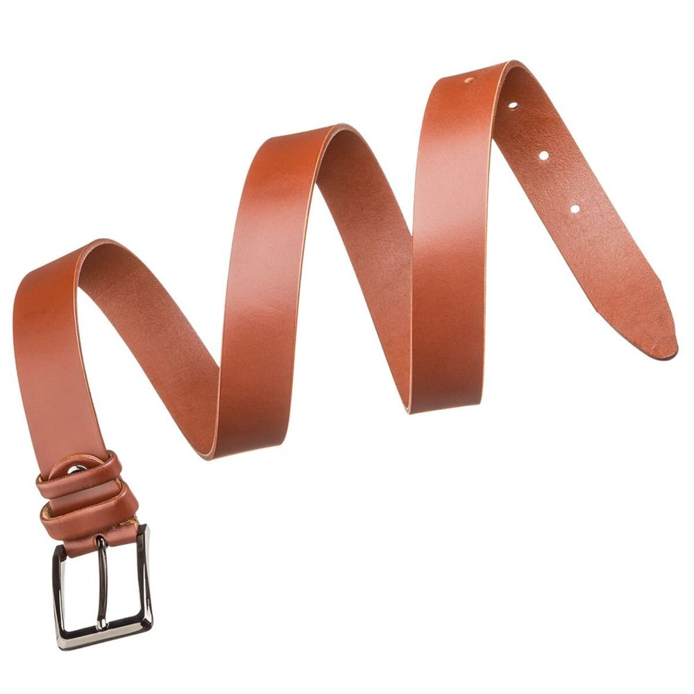Classic Dress Brown Belt for Men - Genuine Leather Men's Belt - Shvigel 17331