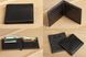 Handmade leather men's wallet - Black - SHVIGEL 13790
