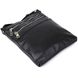 Leather shoulder bag for men SHVIGEL 11602 Black