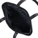 Vintage leather female bag Shvigel 16347 black