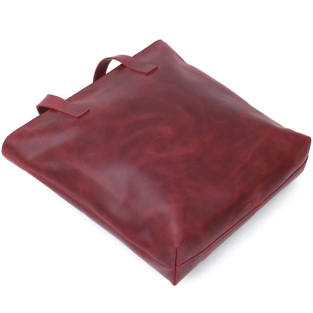 Vintage women's shopping bag Shvigel 16350 Burgundy
