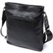 Solid leather men's shoulder bag SHVIGEL 11603 Black
