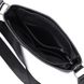 Solid leather men's shoulder bag SHVIGEL 11603 Black